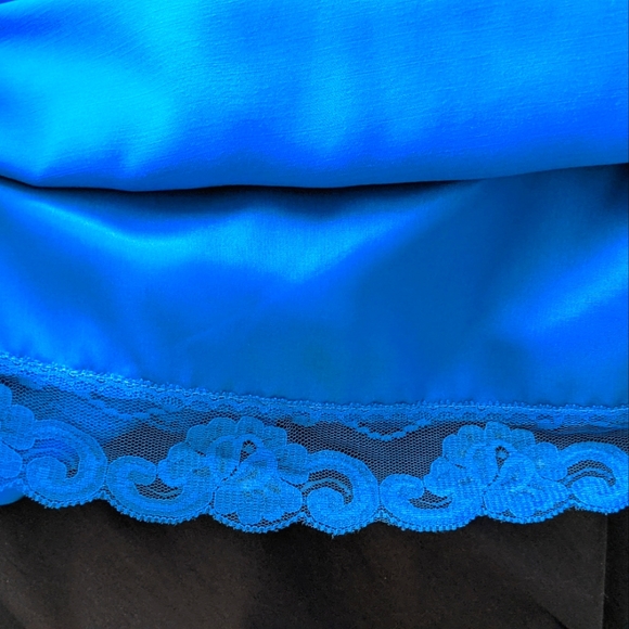 👗Trina Turk Strapless Peacock Blue Cocktail Dress- Size 10 - Picture 5 of 10